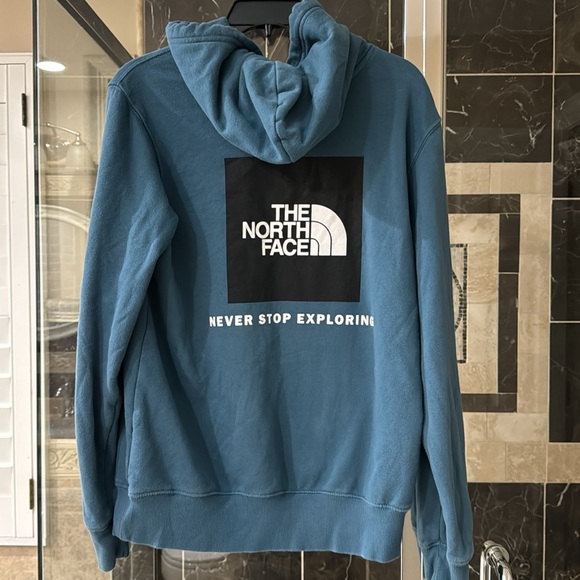 The North Face blue hoodie, size S, like new condition. - Picture 4 of 5